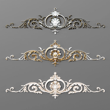 Decorative Element: FBX + OBJ 3D model image 1 