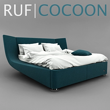RUF|COCOON Bed: Cozy and Stylish 3D model image 1 