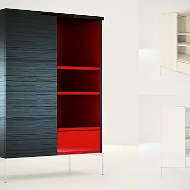 Modern Design Mida Cabinet 3D model image 1 