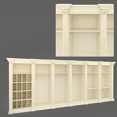 Faoma President Dressing: Luxury Storage Solution 3D model image 1 