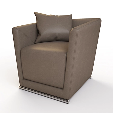 Elegant Perseus Armchair 3D model image 1 