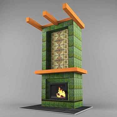 Fireplace Turtle Green