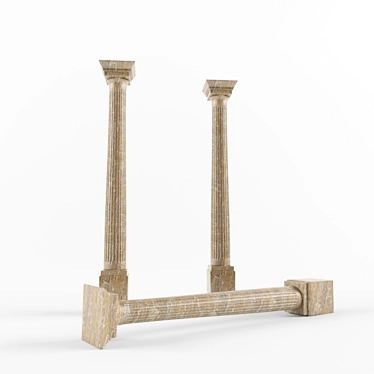 Sleek Column Option 3D model image 1 