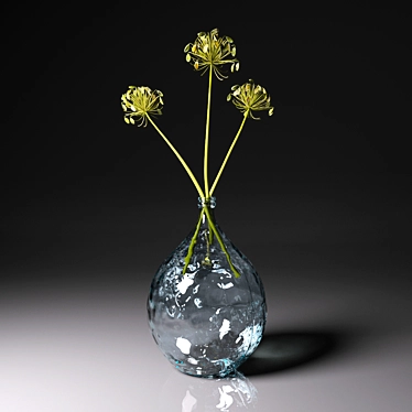 Blooming Seed Bud Vase 3D model image 1 