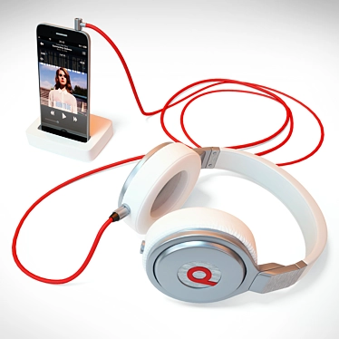 Title: Beats Headphones for iPhone 3D model image 1 