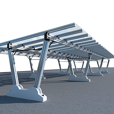 Shelter Solutions for Car Parks 3D model image 1 