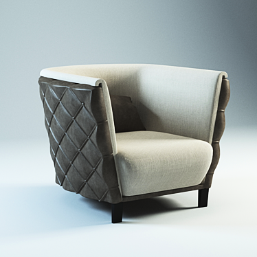 Cosy Comfort Armchair 3D model image 1 