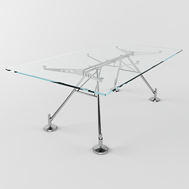 Futuristic Nomos Table: Versatile & Innovative 3D model image 1 