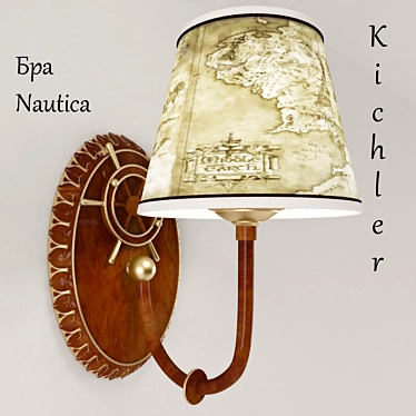 Nautical Style Wall Sconce 3D model image 1 