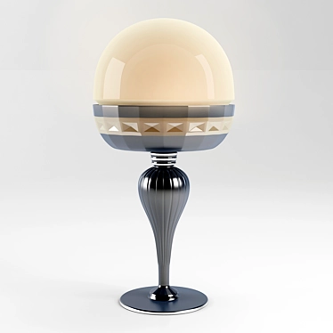 Crystal Fruit Lamp: Unique Design & Elegant Height 3D model image 1 
