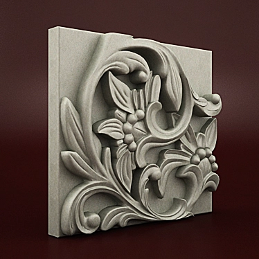 Low Poly Carving Sculpture 3D model image 1 