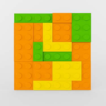 Build-It Brick Panel 3D model image 1 