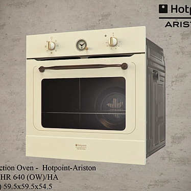 Hotpoint-Ariston Multifunction Oven: FHR 640 (OW)/HA S 3D model image 1 