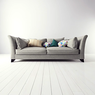 "Homebase Family Sofa 3D model image 1 