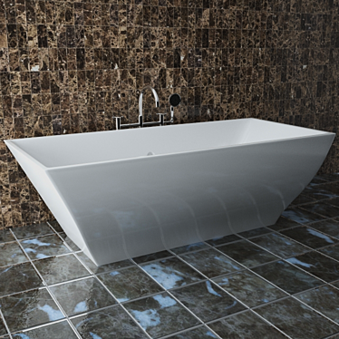 Luxury Slipper Bath A5 3D model image 1 