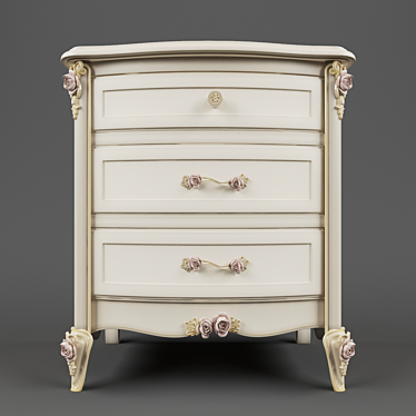 Elegant Nightstand Farances 3D model image 1 