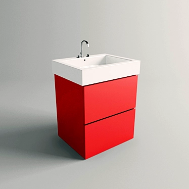 GODMORGON 60cm Sink Vanity 3D model image 1 