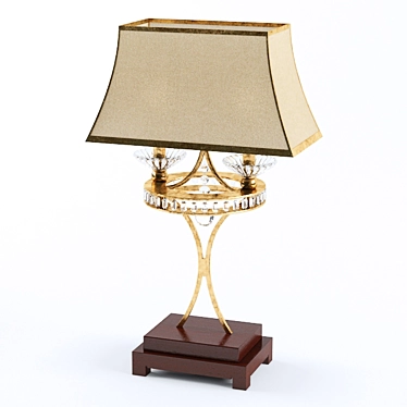 Vintage Table Lamp: A Classic Touch 3D model image 1 