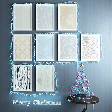 Festive Christmas Home Decor 3D model image 1 