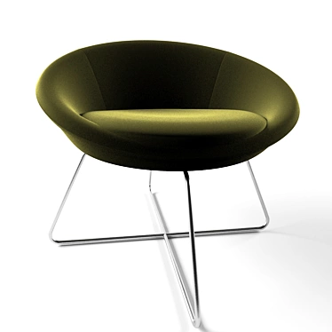 Stylish Bar Chair 3D model image 1 