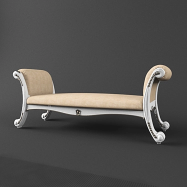 Modern Textured Sofa with FBX Archive 3D model image 1 