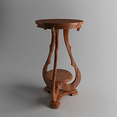 Round Coffee Table 3D model image 1 