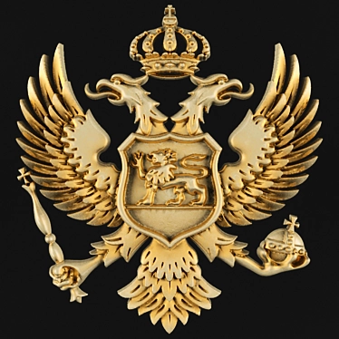 Product Title: Regal Crest Coat of Arms 3D model image 1 