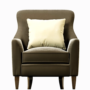 Elegant Clara Chair: Perfect Seating 3D model image 1 