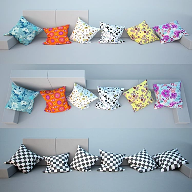 Versatile Cushions: Endless Options 3D model image 1 