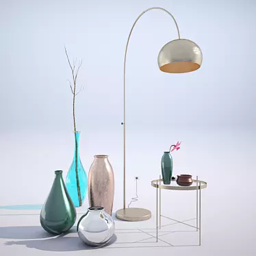 Elegant Lighting Solution | Floor Lamps 3D model image 1 