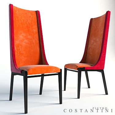 Luxury Italian Chair: Costantini Pietro 3D model image 1 