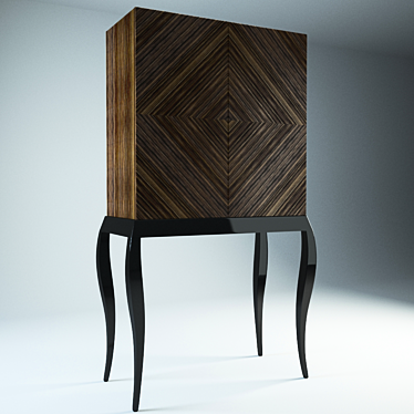 Modern Sideboard - 1000x1000 Pix 3D model image 1 