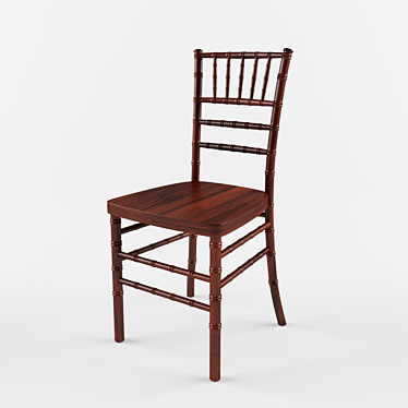 Elegant Chiavari Chair: Lightweight & Unwrapped 3D model image 1 