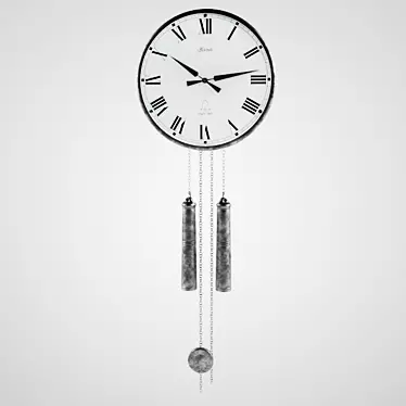 Wall clock Black Russian