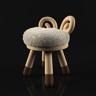 Kamina & C Animal Chairs: A Whimsical Seating Experience 3D model image 1 