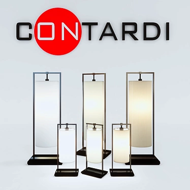 Contardi Athena: Elegant Lighting Fixture 3D model image 1 