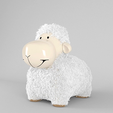 Luxurious Lamb Skin-Fur Mesh 3D model image 1 