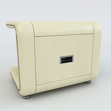 Aphrodite New Bedside Table: Elegant and Luxurious 3D model image 1 