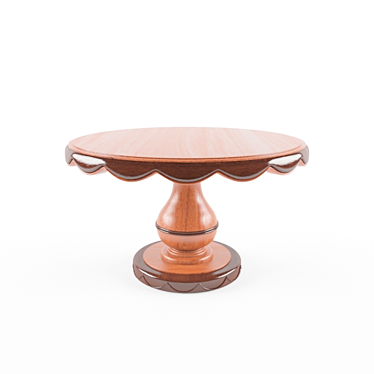 Botero Round Dining Table 3D model image 1 