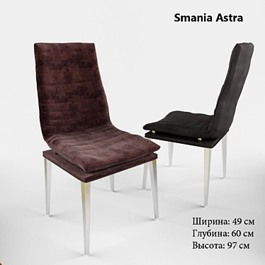 Title: Smania Astra: Elegant Seat Solution 3D model image 1 