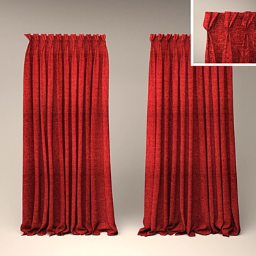 Curtain Falu Red