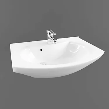 Lotos 531 Washbasin: Elegant and Functional 3D model image 1 