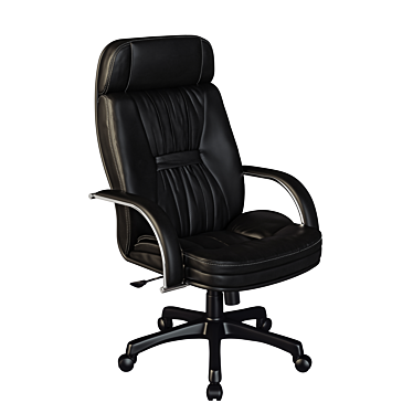 Luxury Leather Office Chair 3D model image 1 