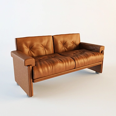 Elegant Coronado Sofa 3D model image 1 