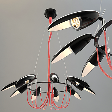 Rainbow Cottbus Chandelier 3D model image 1 