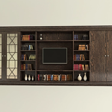 Galimberti Nino Modular Bookshelf - Designer Joe Gentile 3D model image 1 