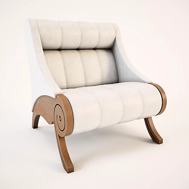 Sleek Elegance: CARPANELLI Armchair 3D model image 1 
