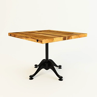 Eclectic V42 Bistro Table 3D model image 1 