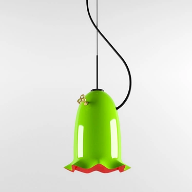 Blossom 35 Pendant Light: Elegant Design, Multiple Colors 3D model image 1 