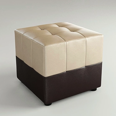 Cozy Cushioned Banquette 3D model image 1 